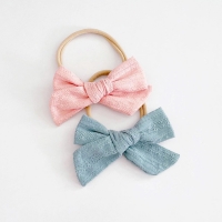 Baby Headband Bow Seamless 2pcs (BHB8368A)